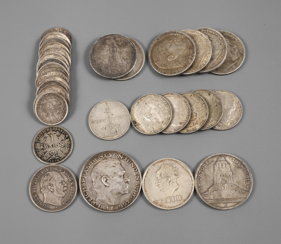 Convolute Silver Coins Empire