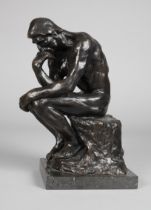 Bronzefigur "Der Denker"