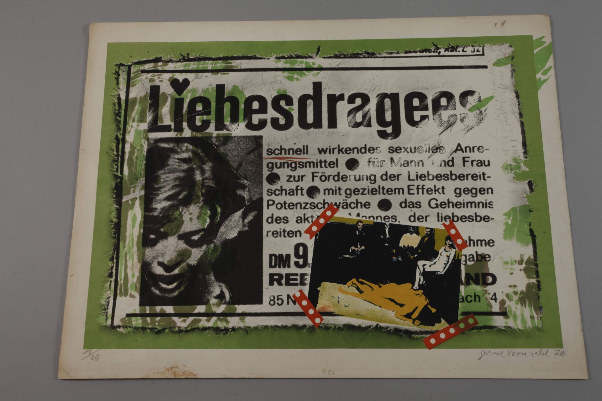 Prof. Gerhard Vormwald, Graphikkonvolut - Bild 3 aus 5