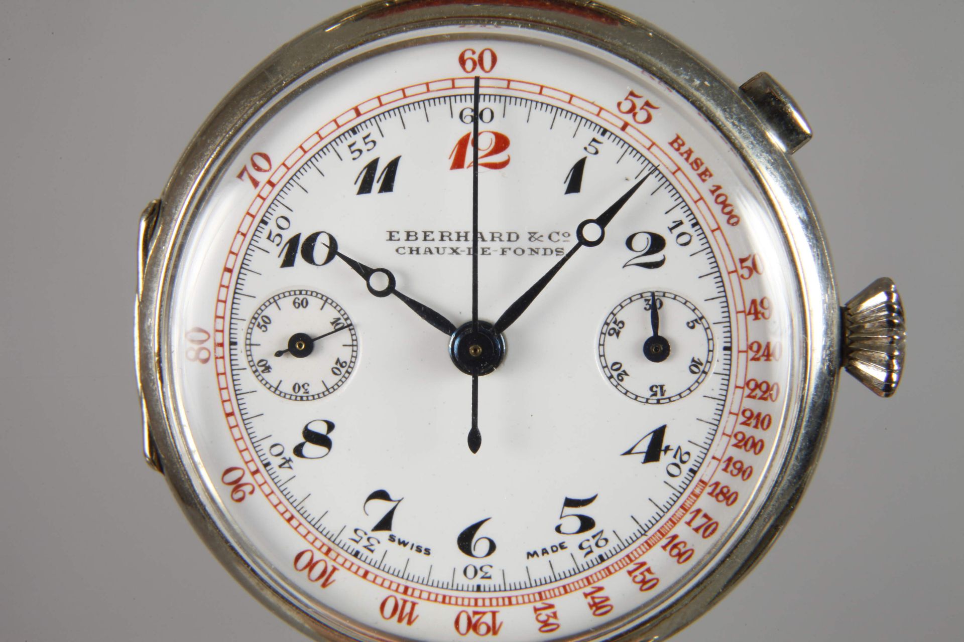 Eberhard & Co., Seltener Chronograph - Bild 6 aus 7