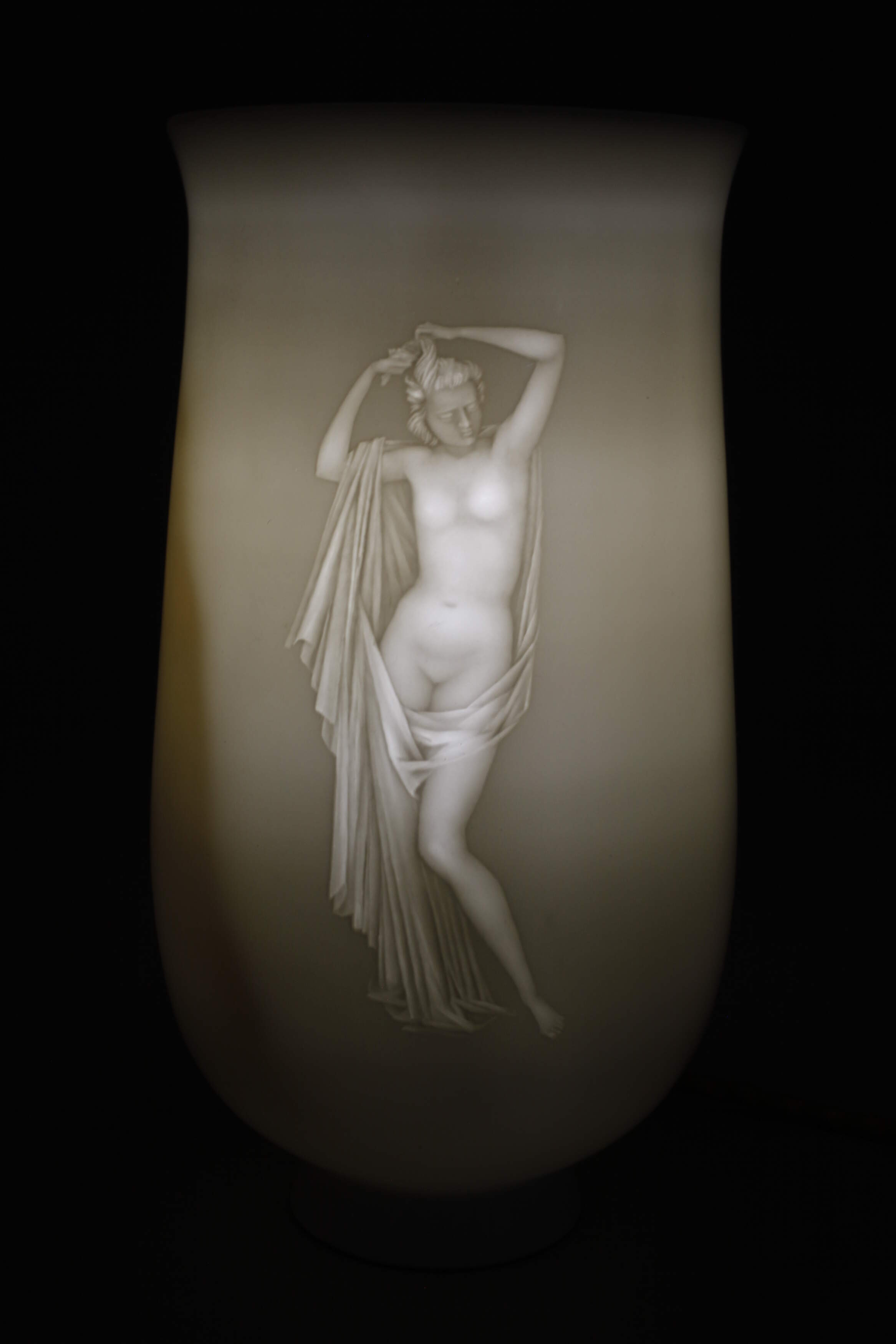 Nymphenburg Illuminated Vase Allegory "Unveiled" - Image 5 of 5