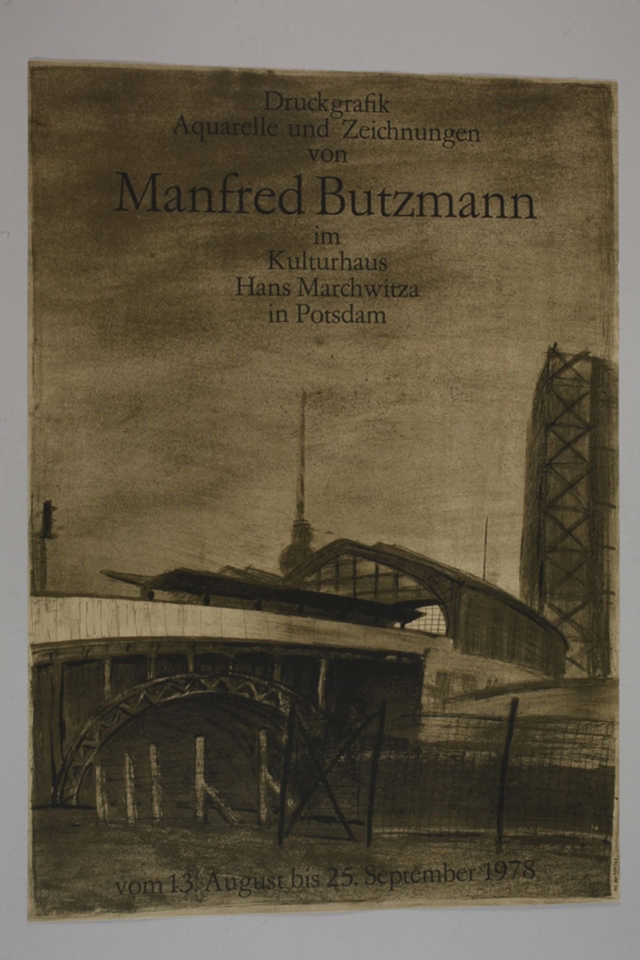 Manfred Butzmann, Zwei Graphiken - Image 2 of 4