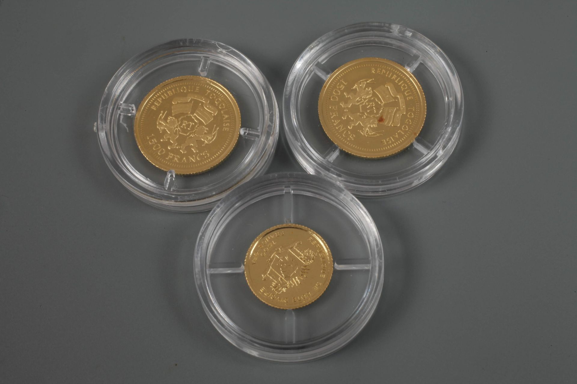 Sechs Goldmünzen - Bild 3 aus 5