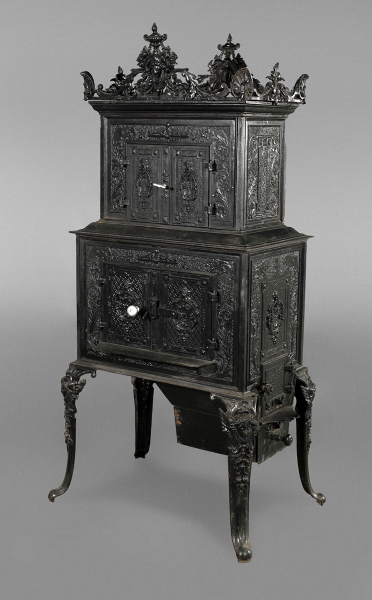 Cast iron deck stove