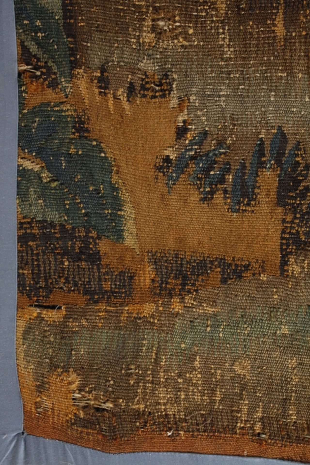 Tapestry fragment, river landscape - Image 4 of 4