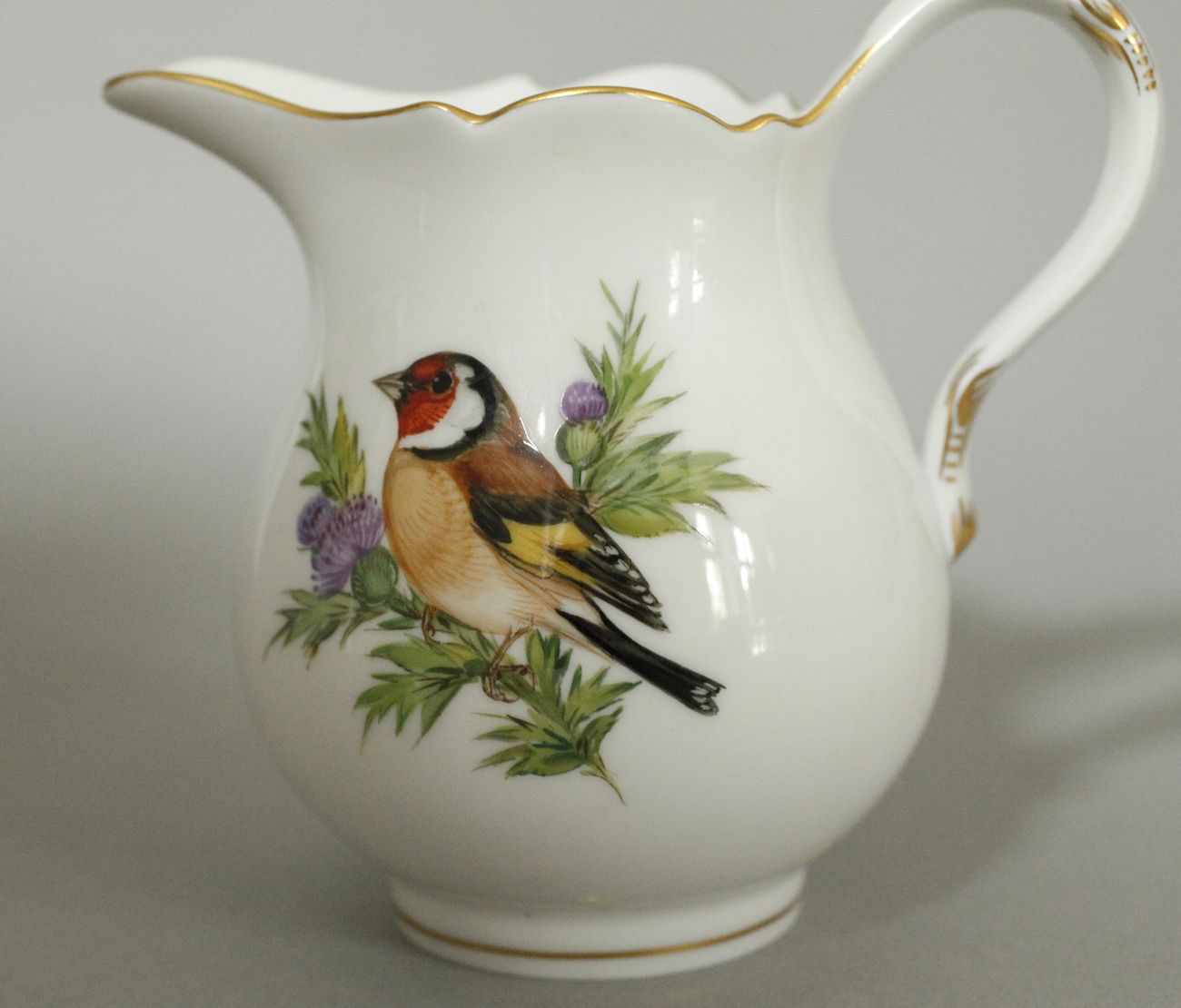 Meissen Tête-à-Tête "Bird and Insect Painting" - Image 10 of 12