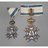 Commander's and Knight's Cross of St.Sava Order of Serbia
