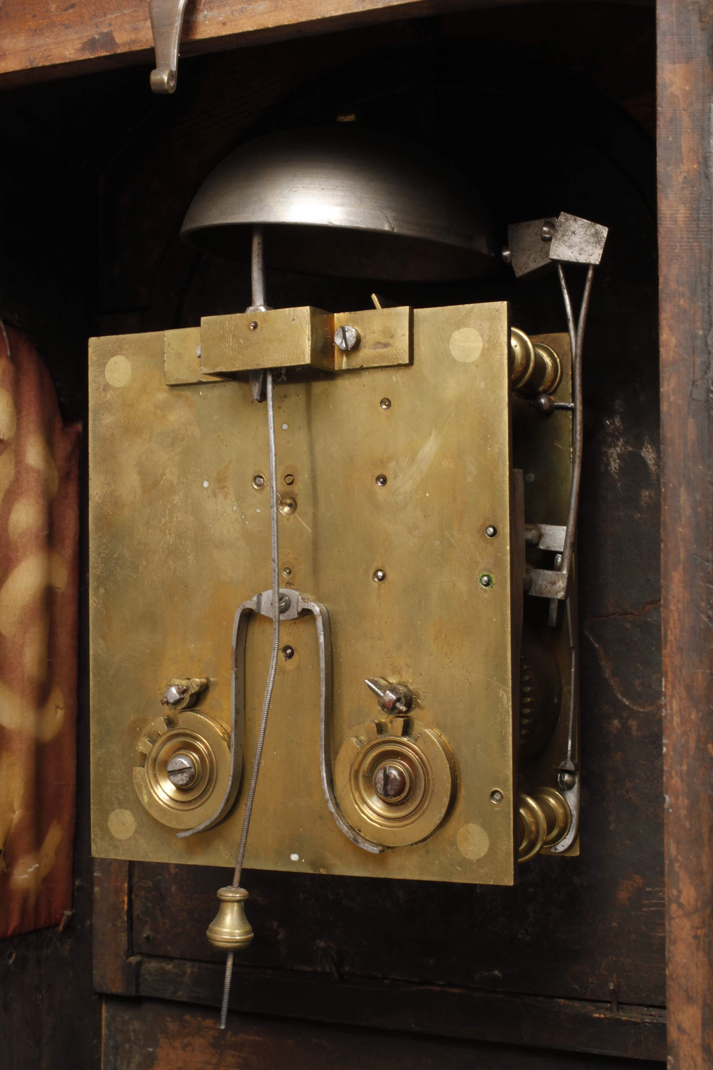 Baroque mare clock with Hessian aristocratic coat of arms - Image 6 of 7