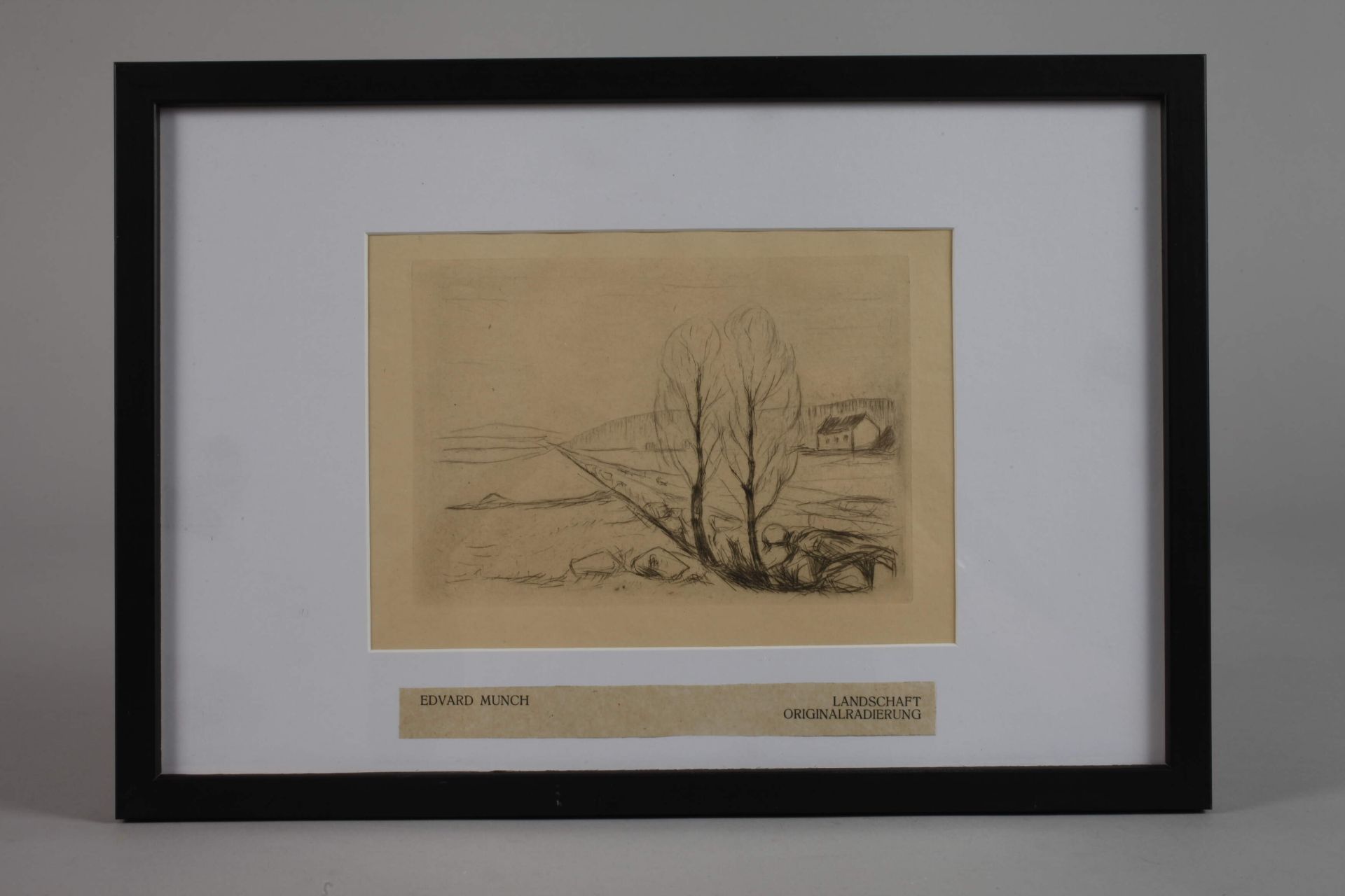 Edvard Munch, "Norwegische Landschaft" - Bild 2 aus 6
