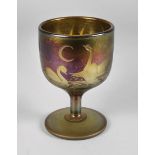 Goblet glass with swan motifsSchmid-Jacquet Goblet glass with swan motifs