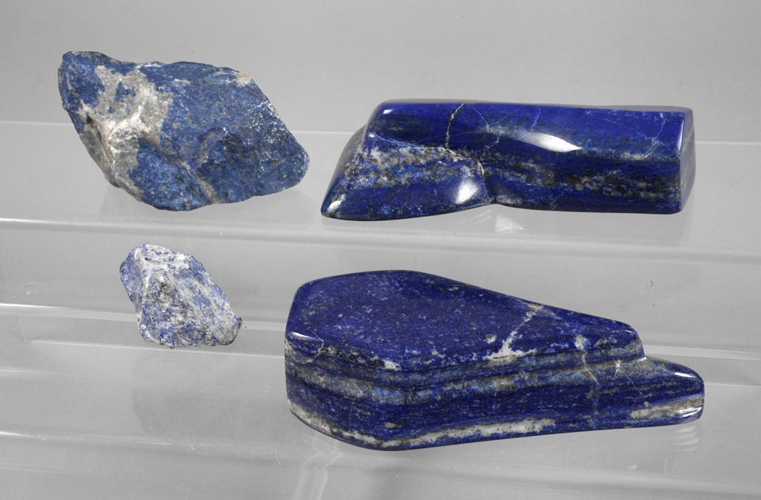 A collection of lapis lazuli