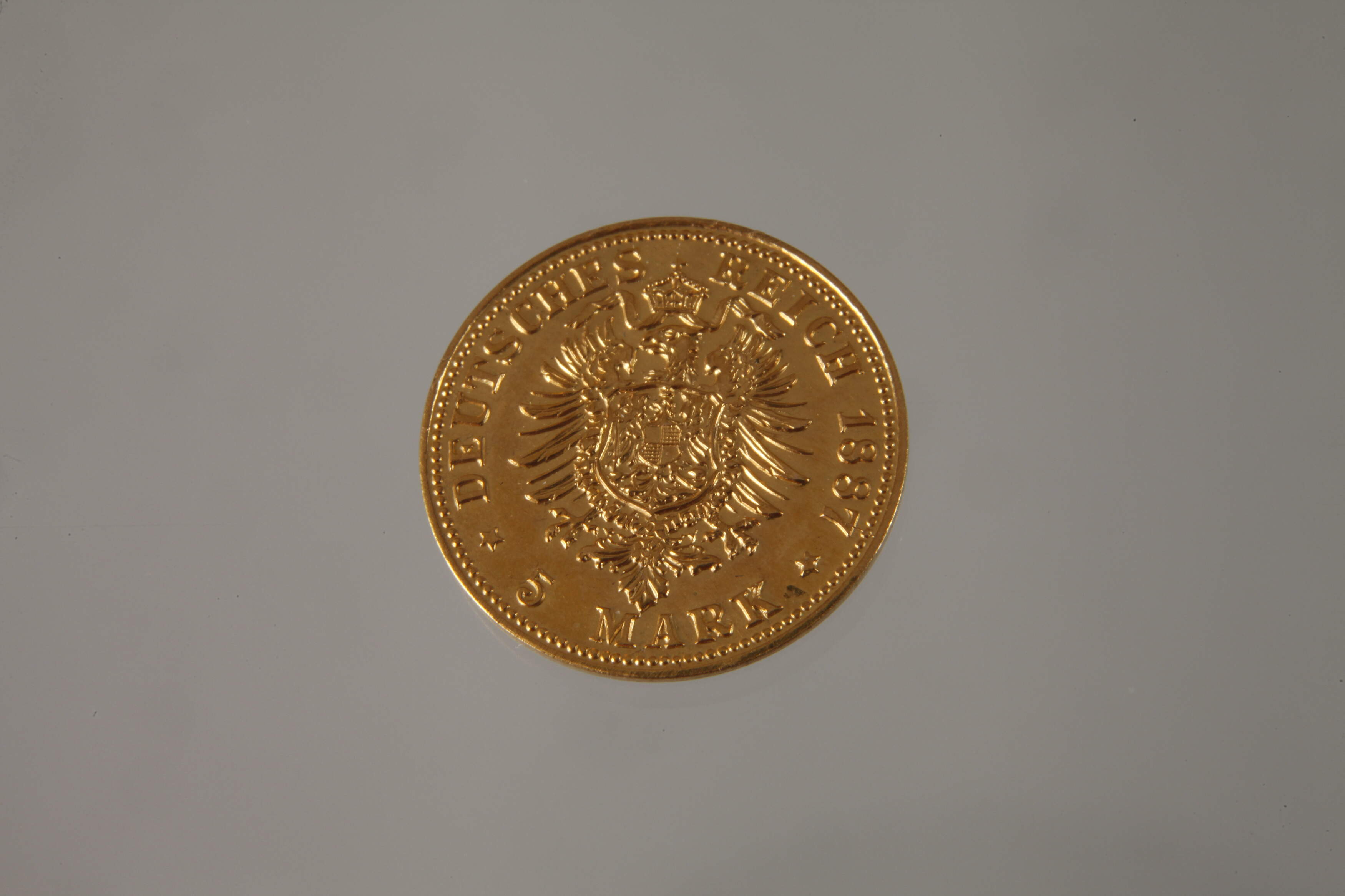 5 Goldmark Prussia - Image 3 of 3