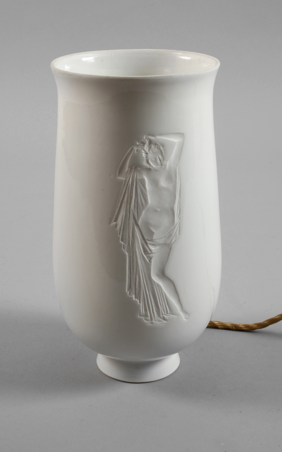 Nymphenburg Illuminated Vase Allegory "Unveiled"