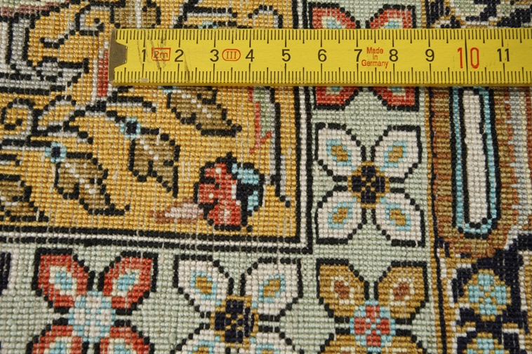 Silk carpet Hereke - Image 5 of 5