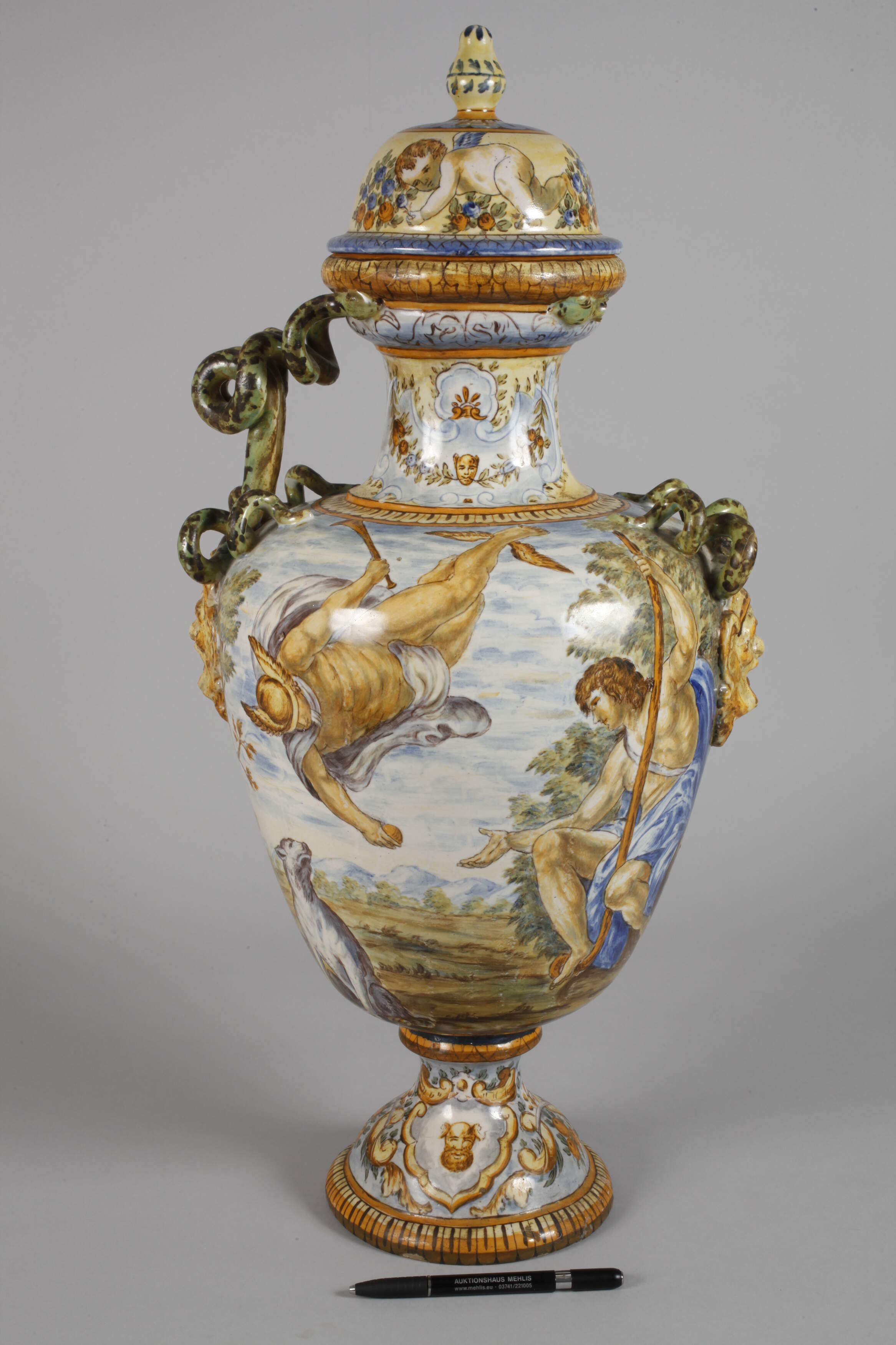 Large floor vase Italy - Image 4 of 13