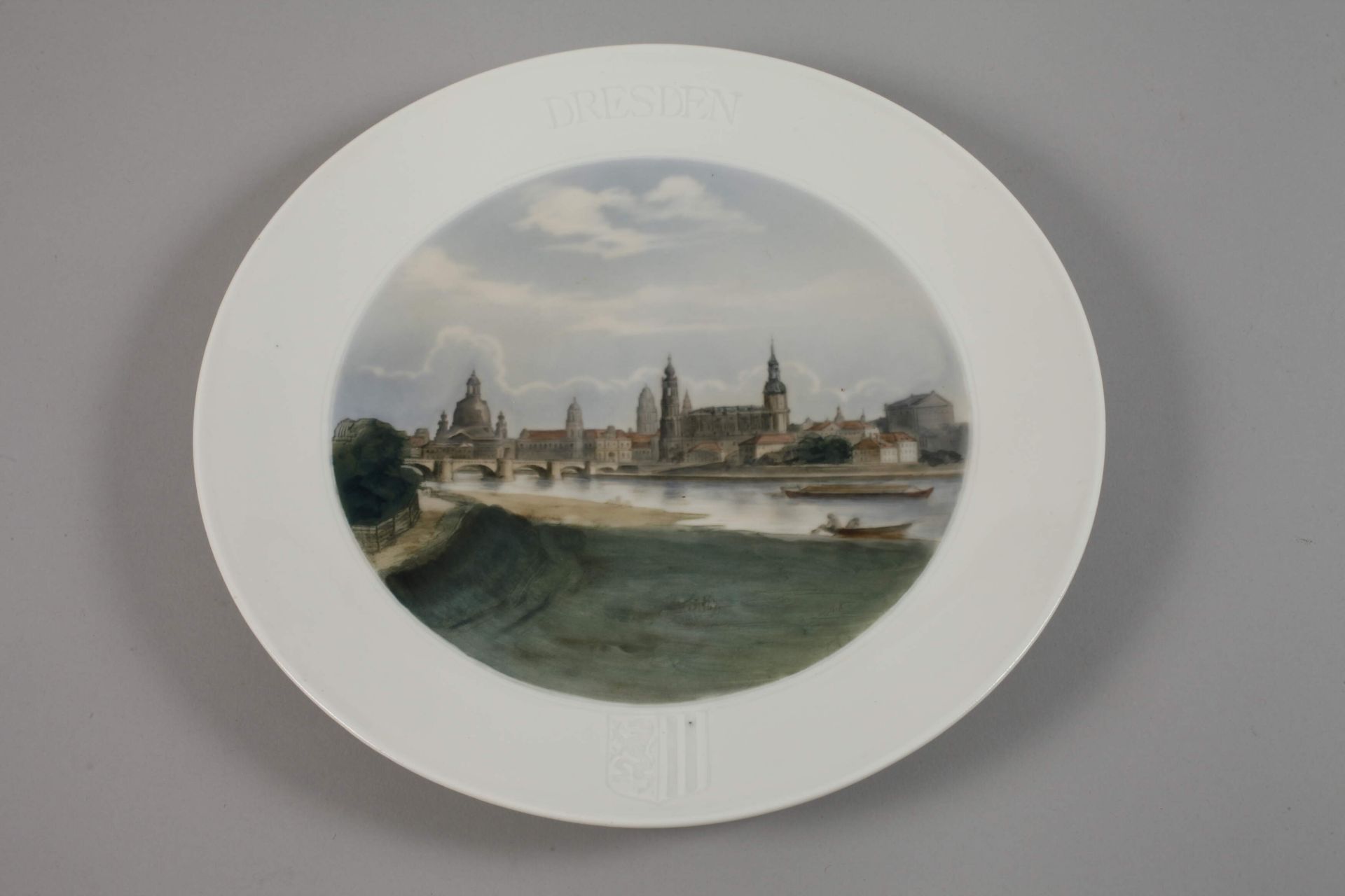 Meissen Ansichtenteller "Dresden" - Bild 2 aus 3