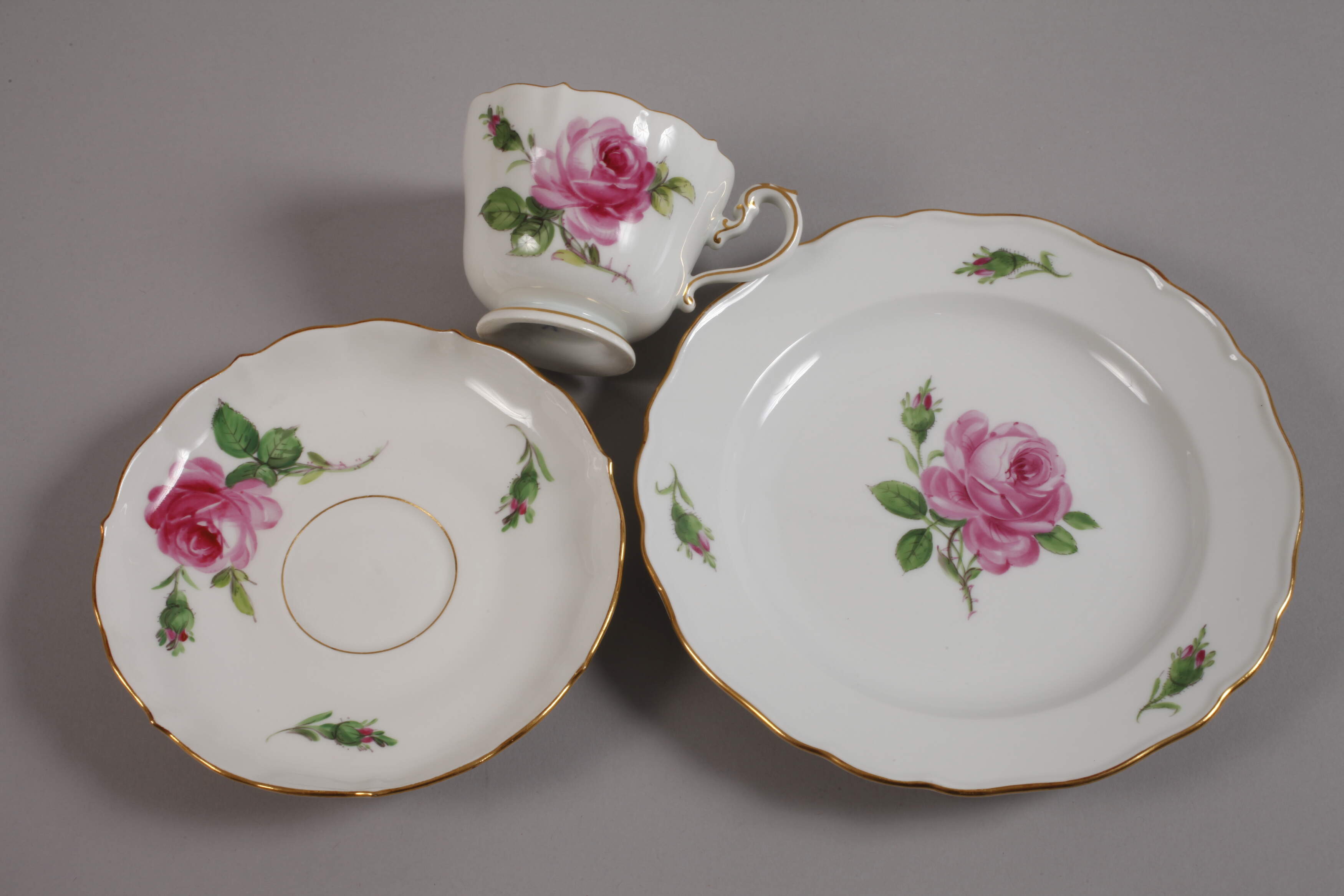 Meissen mixed lot "Red Rose" - Image 4 of 8