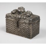 WMF money box as a travelling chest with dogs