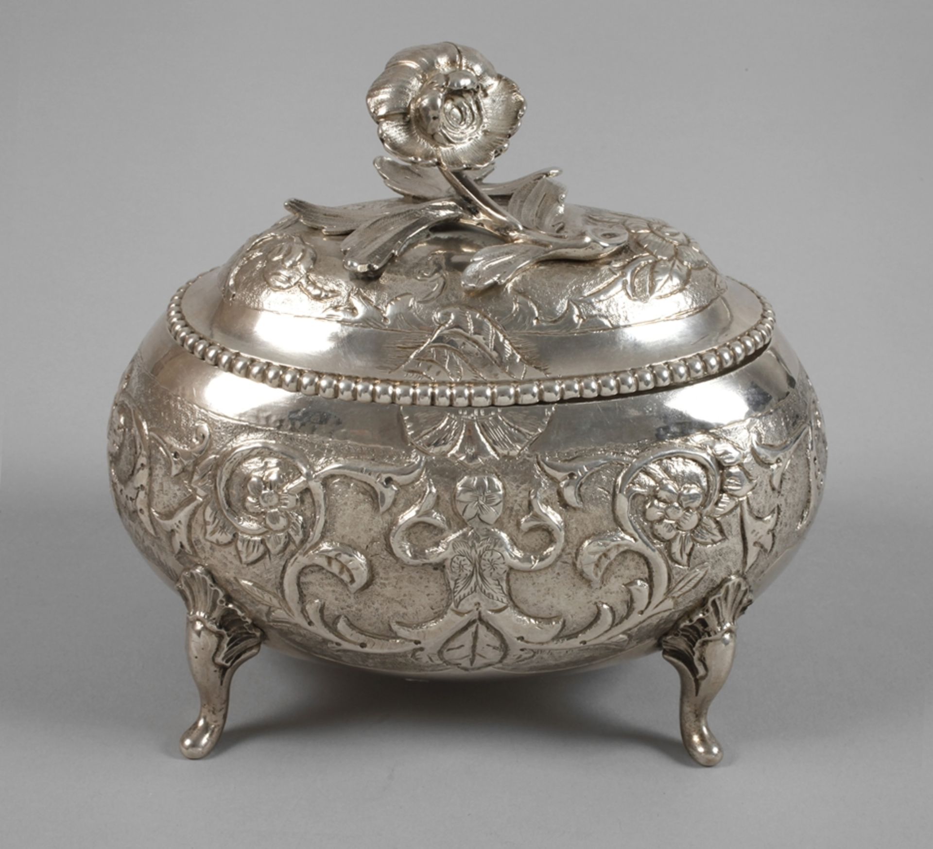 Silver sugar bowl Gdansk 