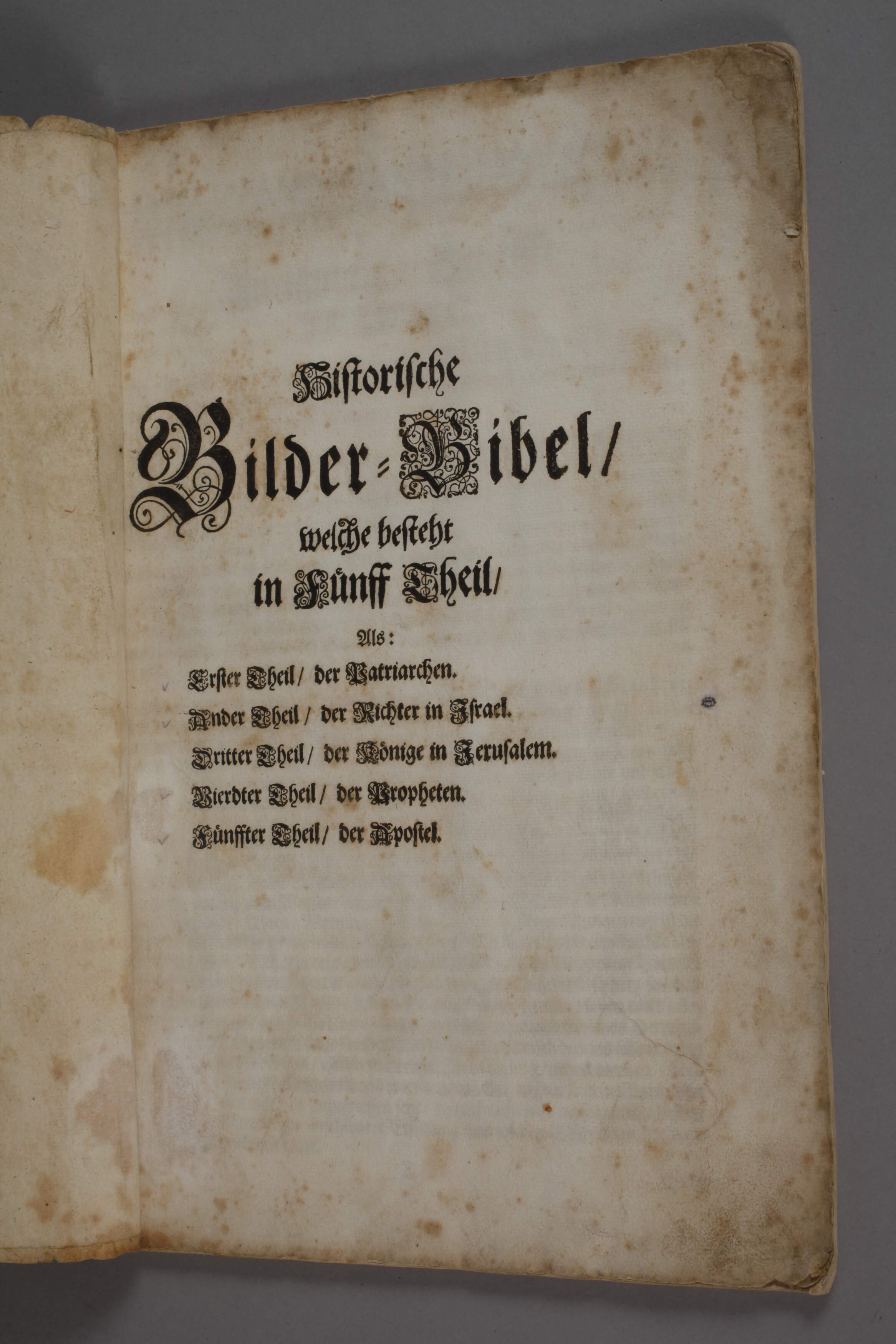 Historische Bilder-Bibel 1700 - Bild 2 aus 7