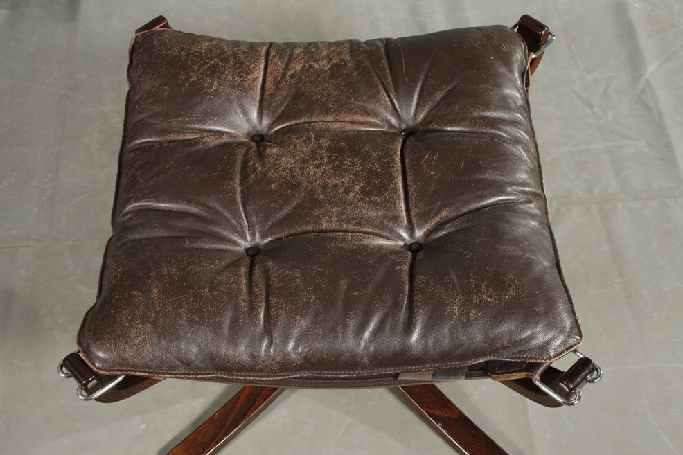 "Falcon Chair" with ottoman - Image 2 of 9