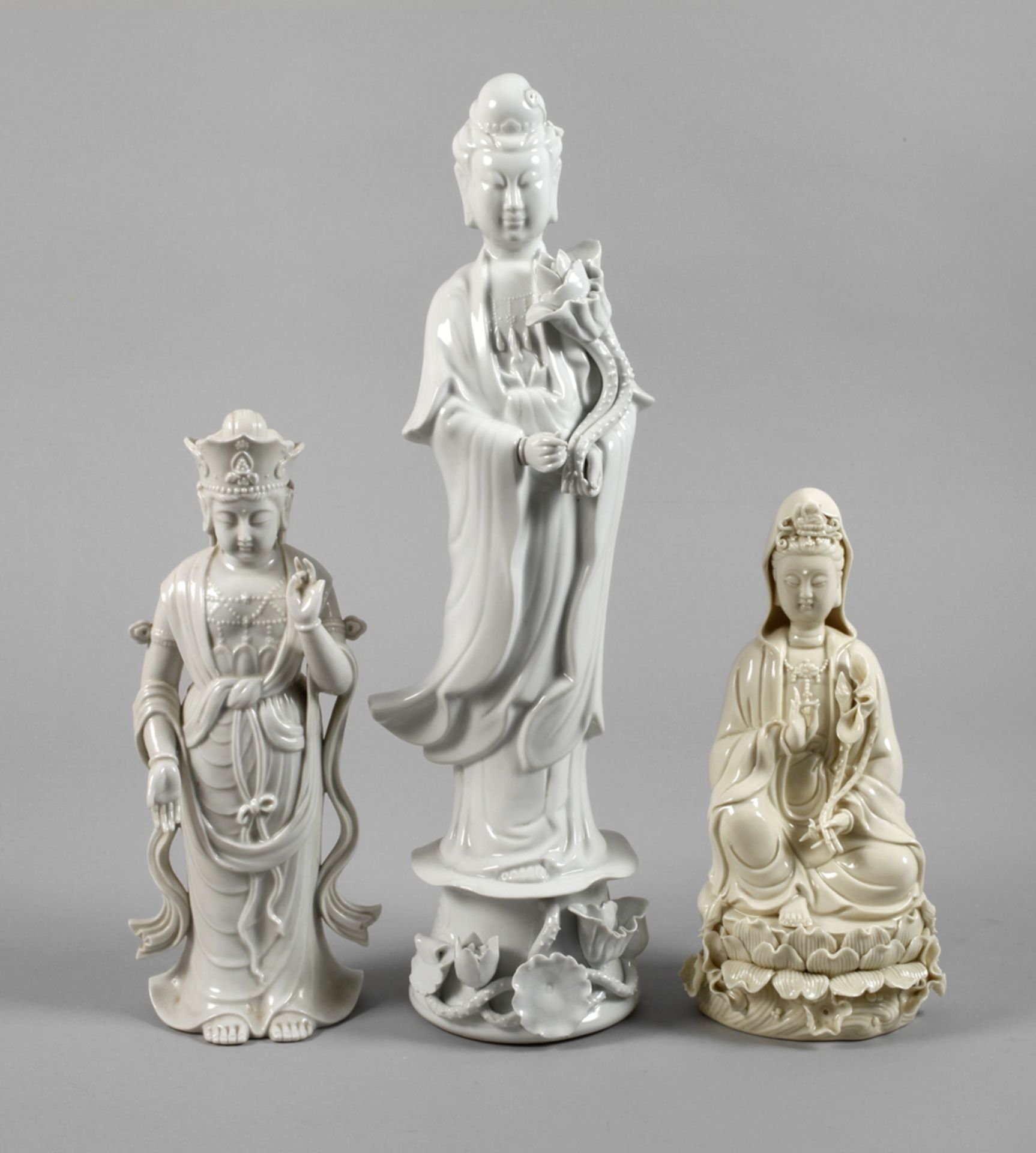 Drei Porzellanfiguren