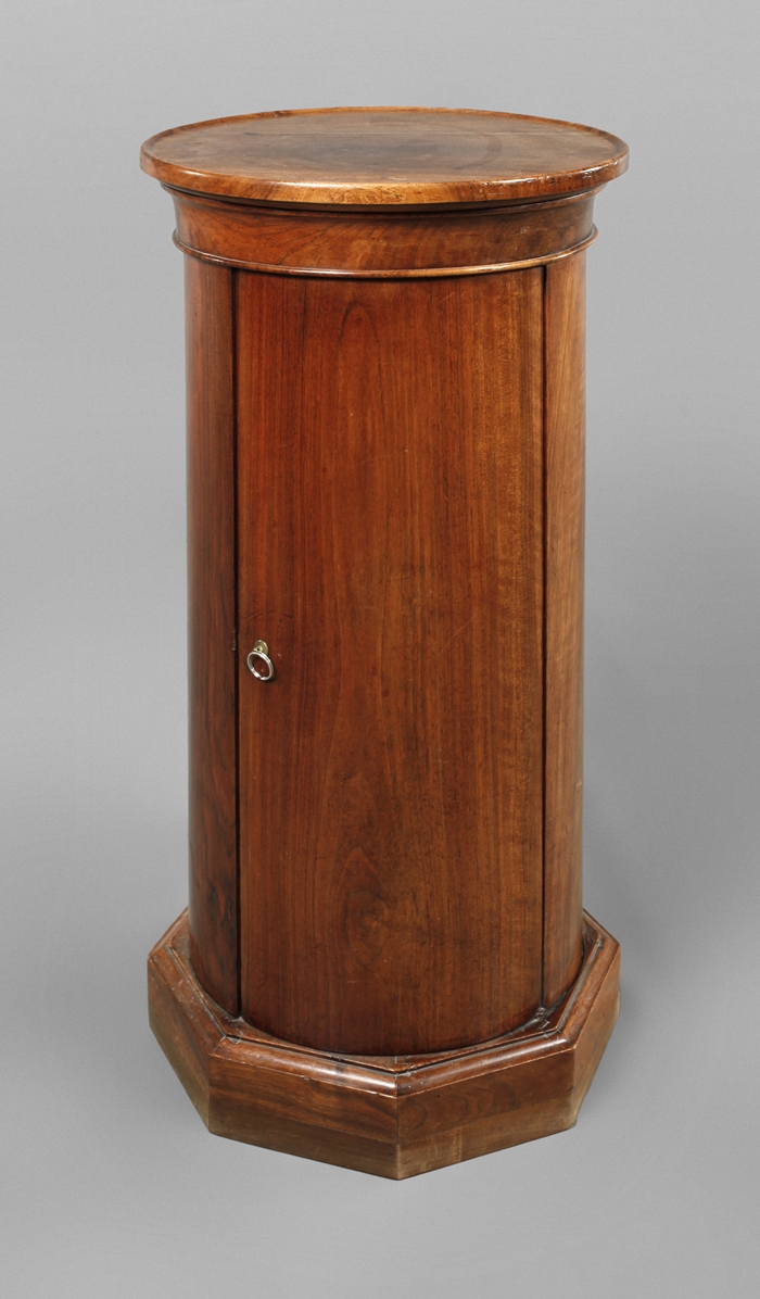 Biedermeier drum cabinet