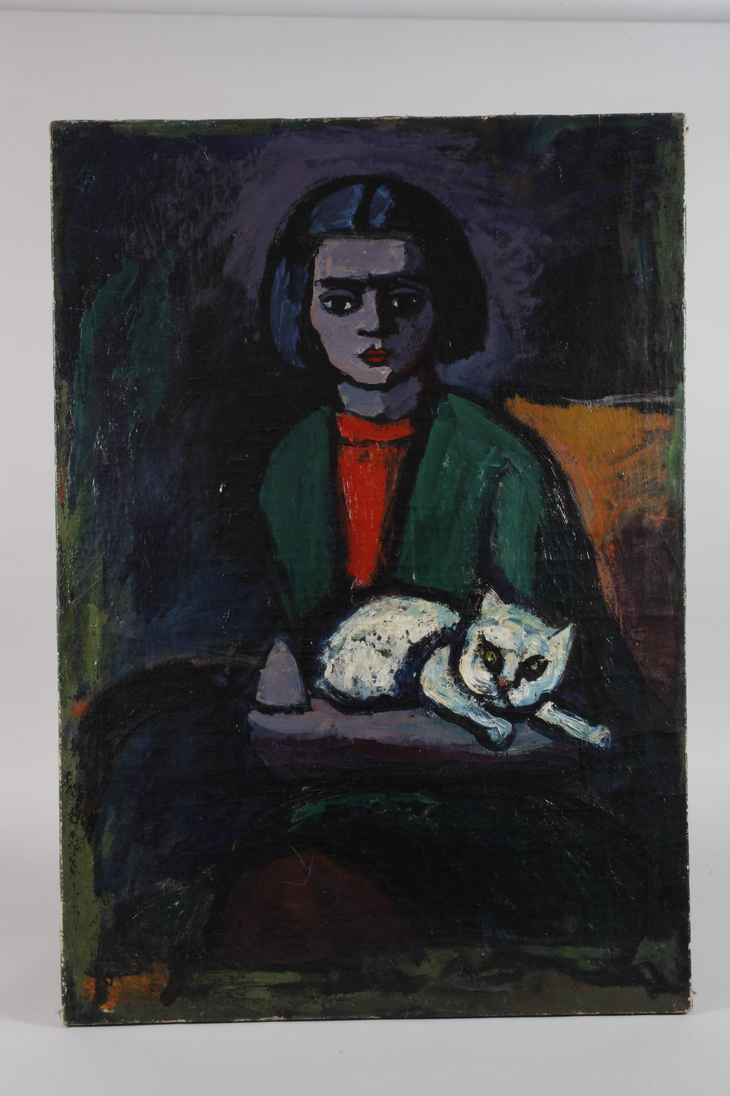 Girl with Cat - Image 2 of 5