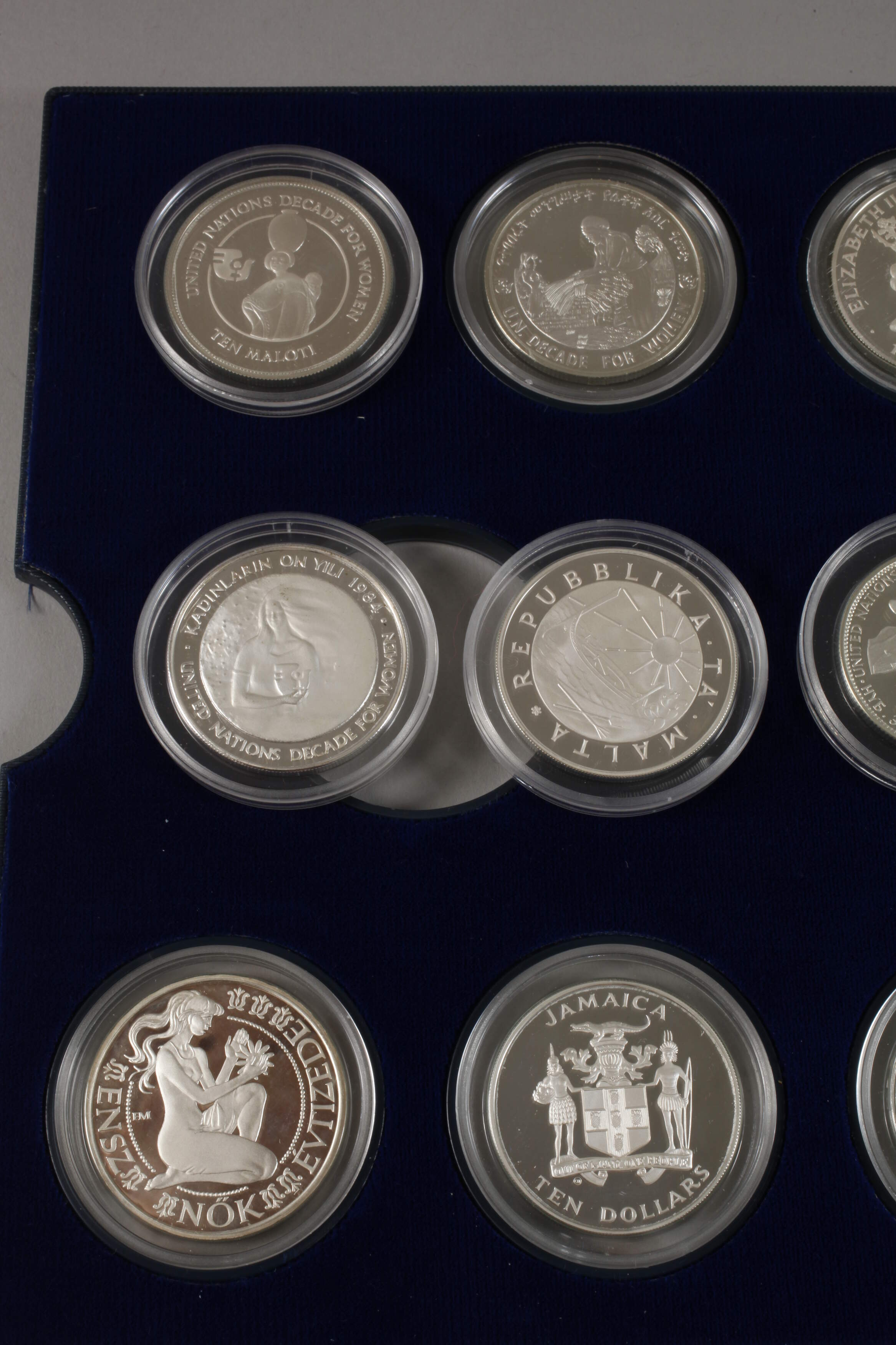 Convolute of silver coins United Nations - Image 3 of 3