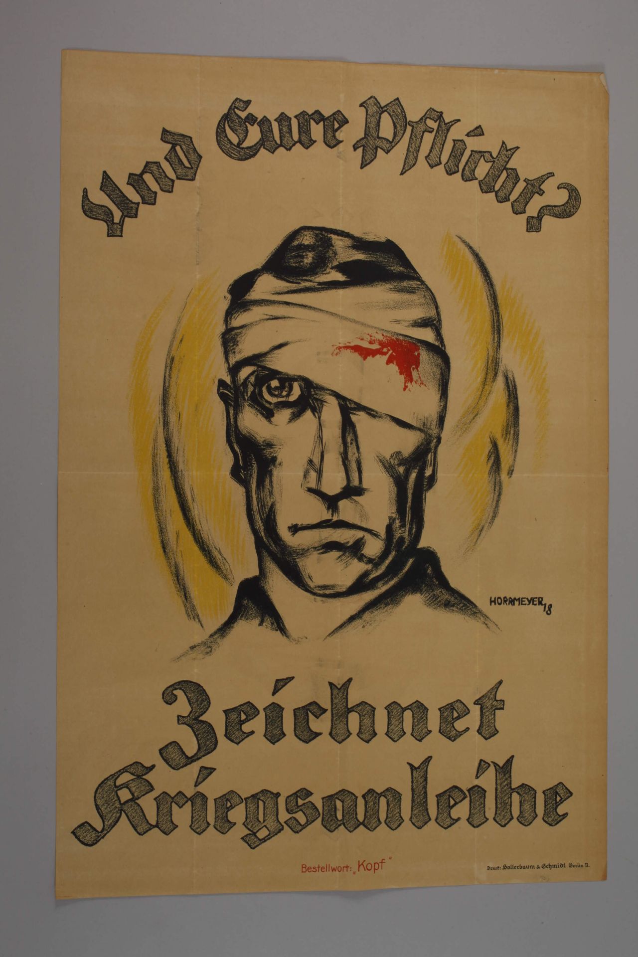 Plakat Kriegsanleihe 1. Weltkrieg - Bild 2 aus 4