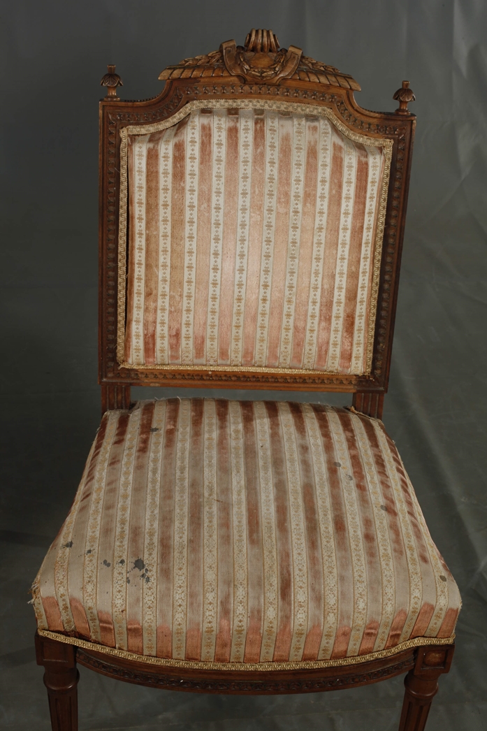 Pair of classicist chairs - Image 3 of 6