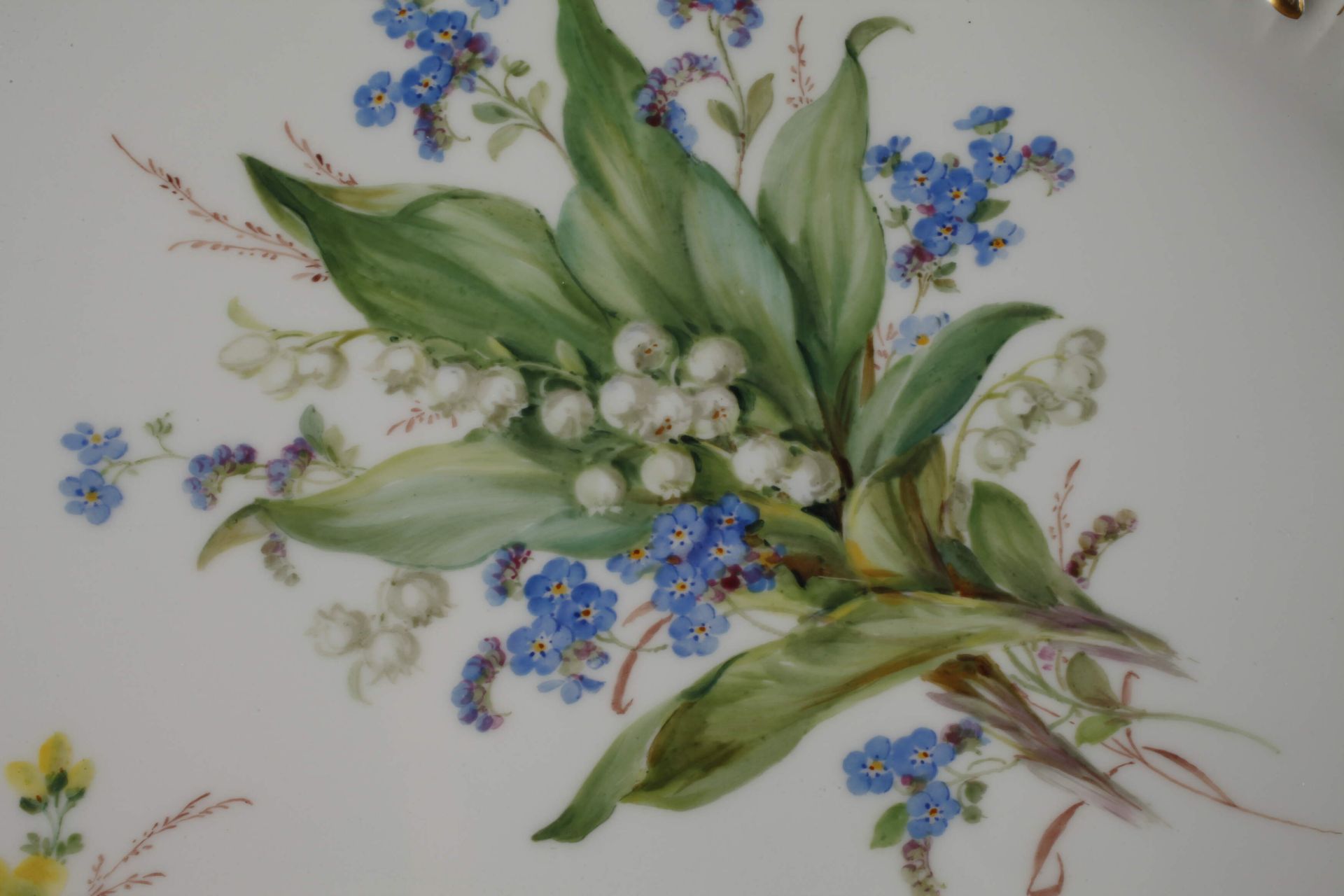 Meissen bow plate "Naturalistic Flower" - Image 3 of 6