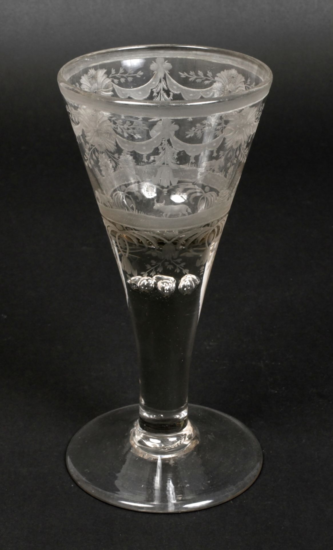 Classical goblet glass