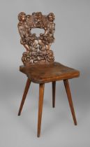 Baroque grimacing chair