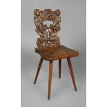 Baroque grimacing chair
