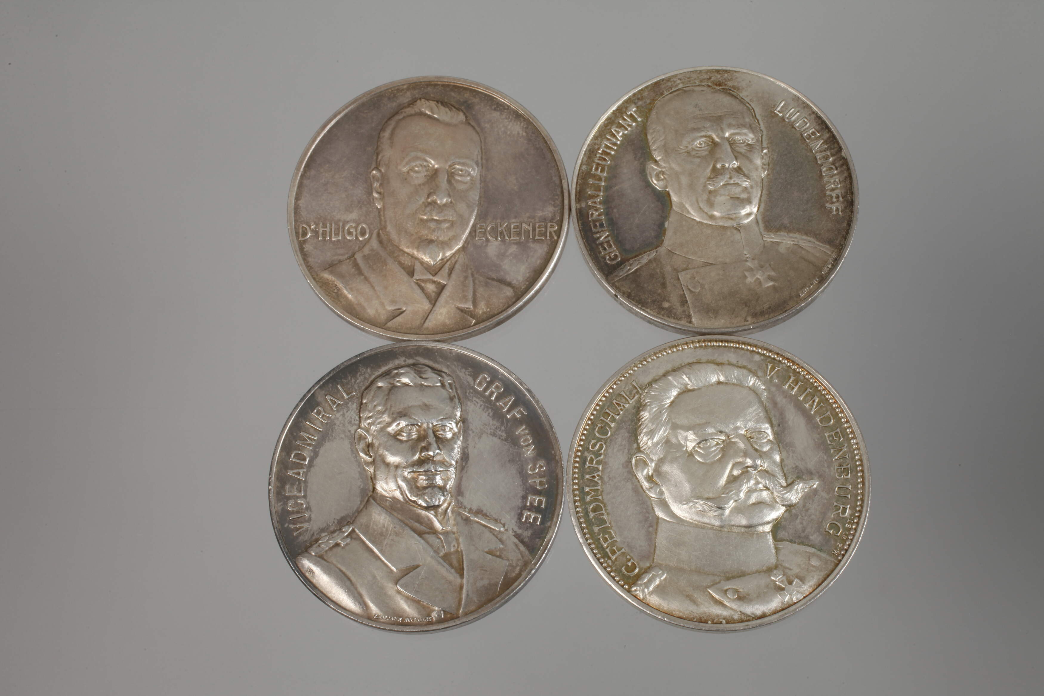 A collection of patriotic silver medals - Image 2 of 5