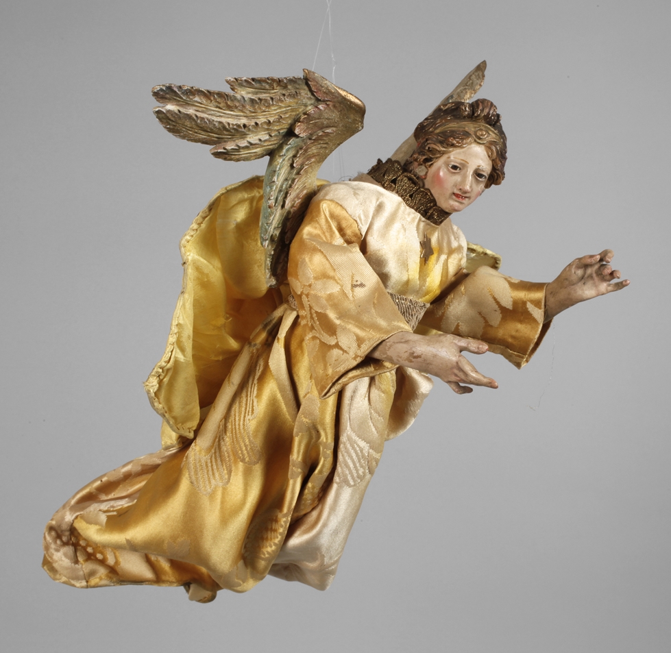 Neapolitan cot figure of the angel of the Annunciation