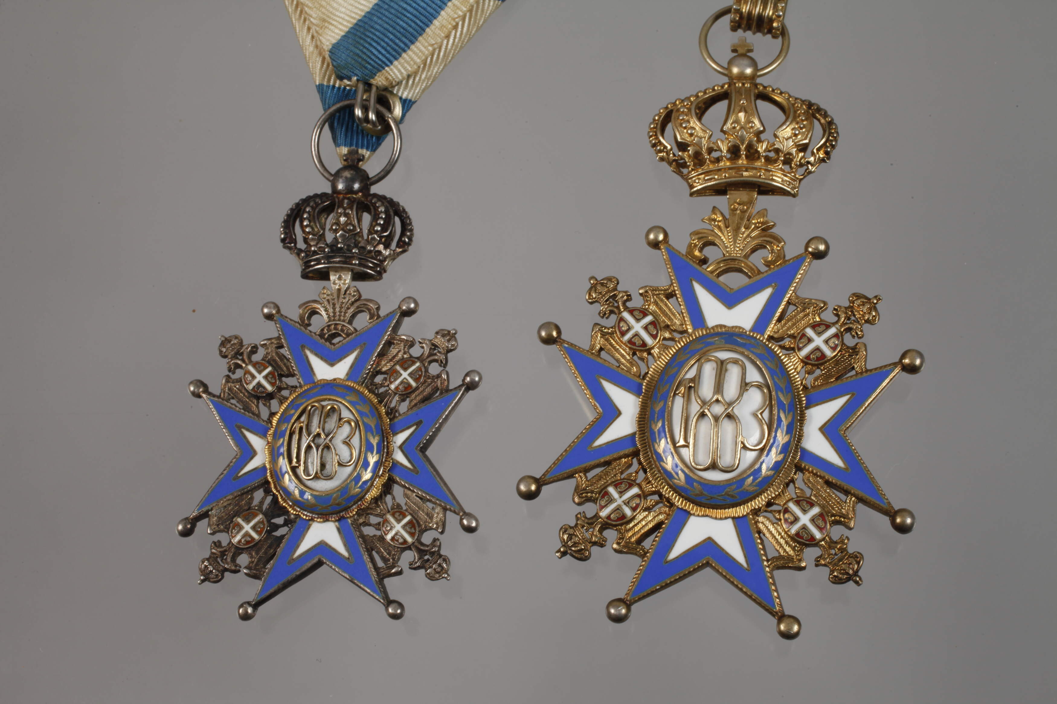 Commander's and Knight's Cross of St.Sava Order of Serbia - Image 3 of 3