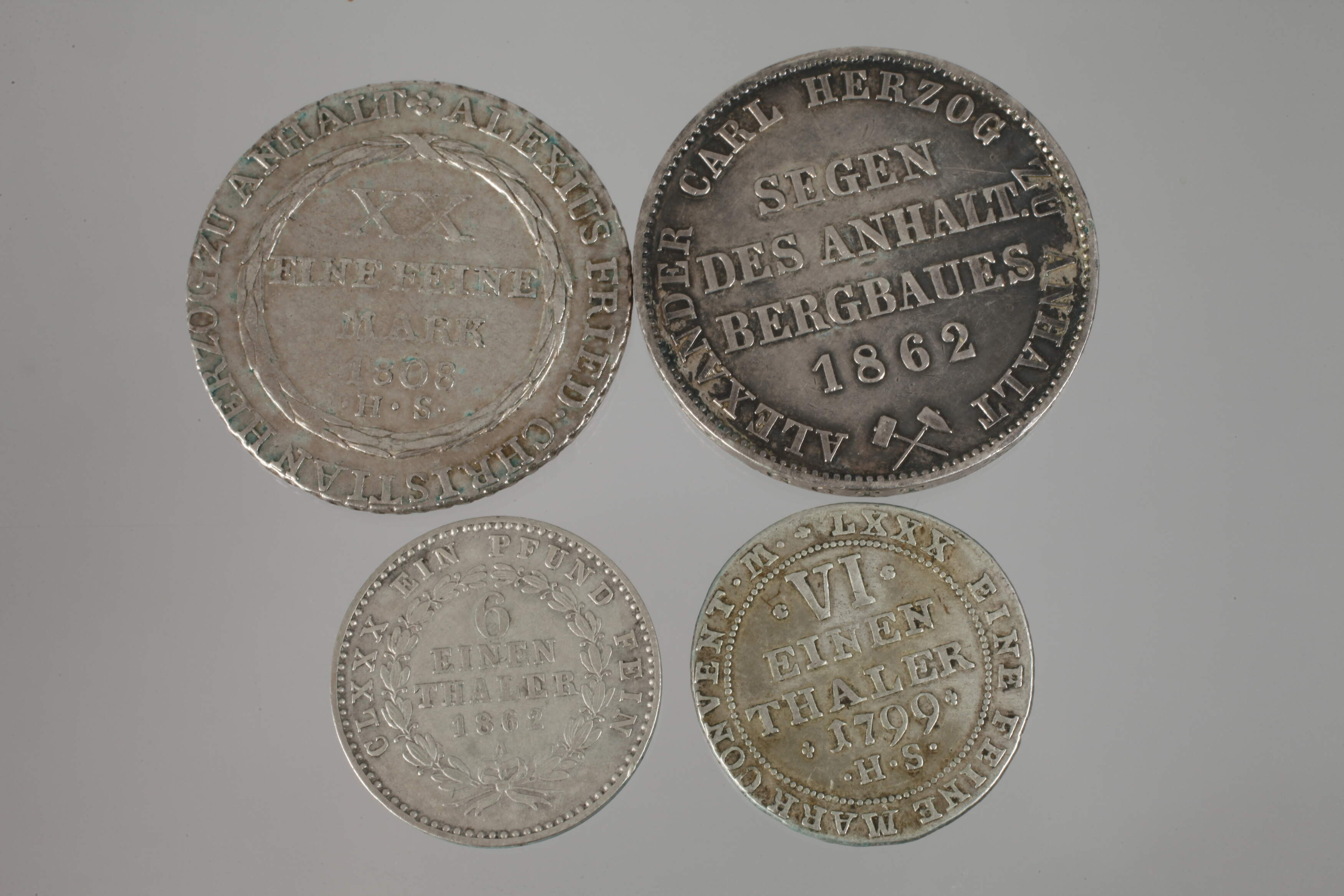 Convolute of coins Anhalt-Bernburg - Image 2 of 5