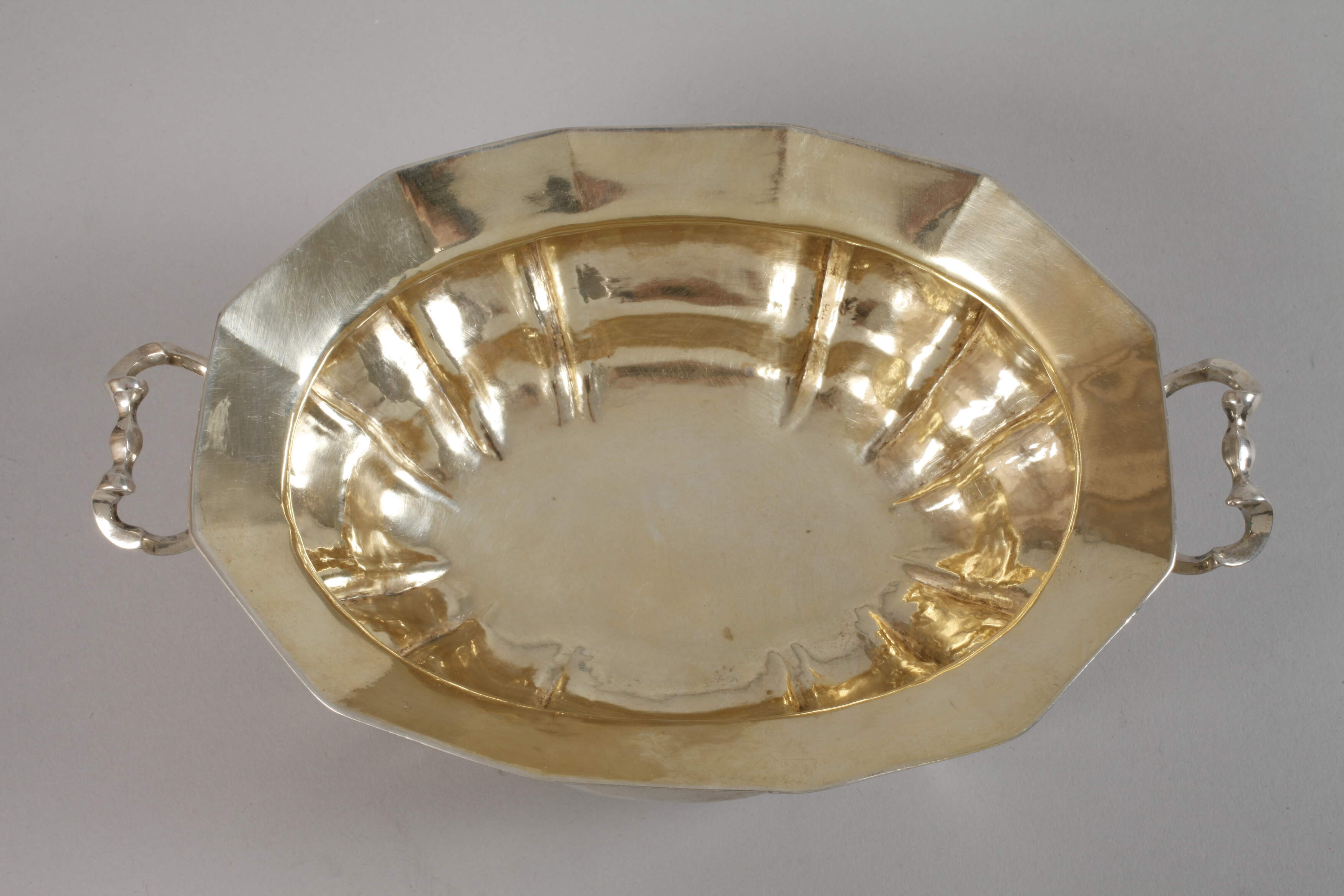 Baroque silver bowl Rostock  - Image 4 of 5