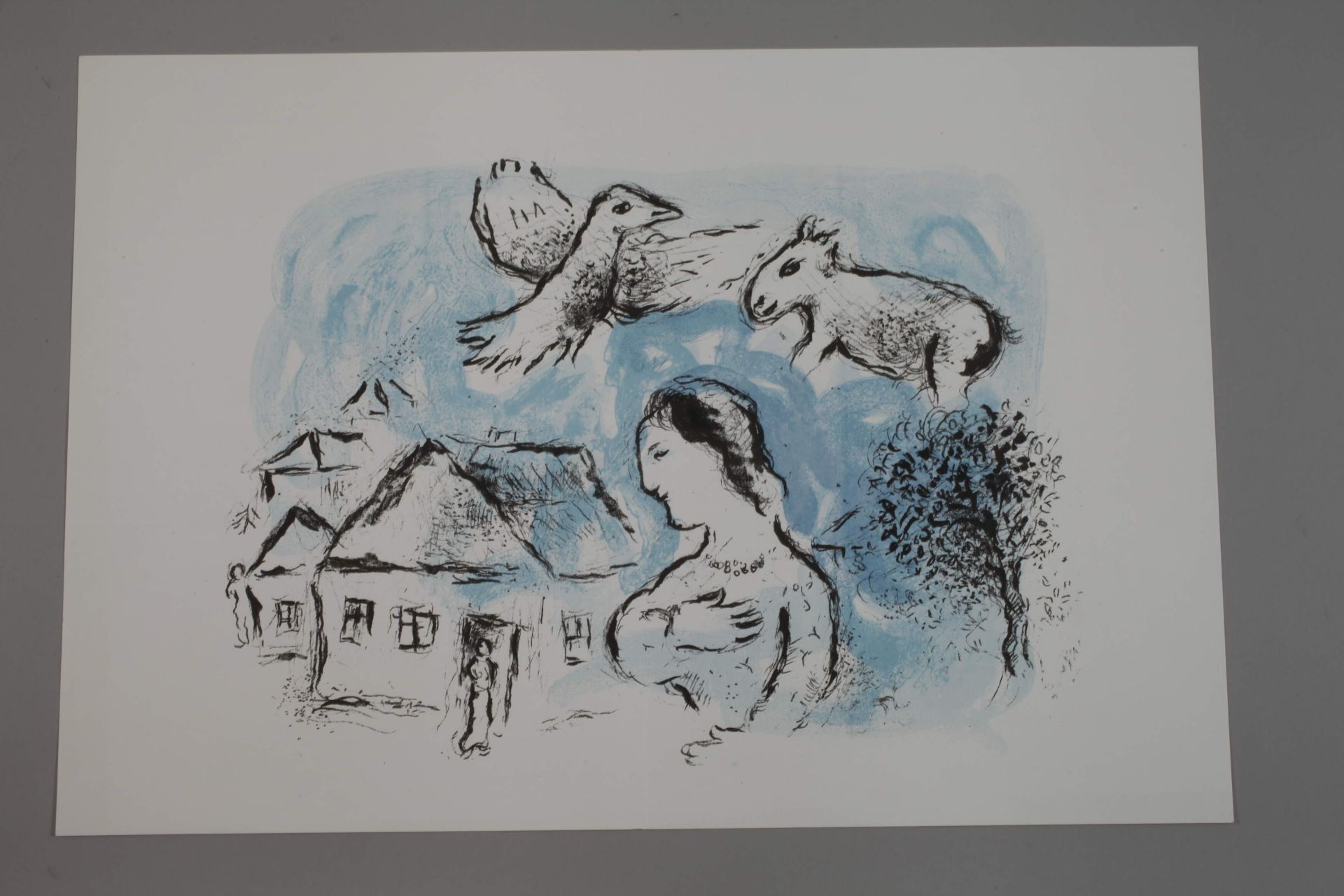 Marc Chagall, Dorfidyll - Image 2 of 2