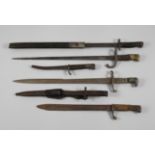 Six bayonets