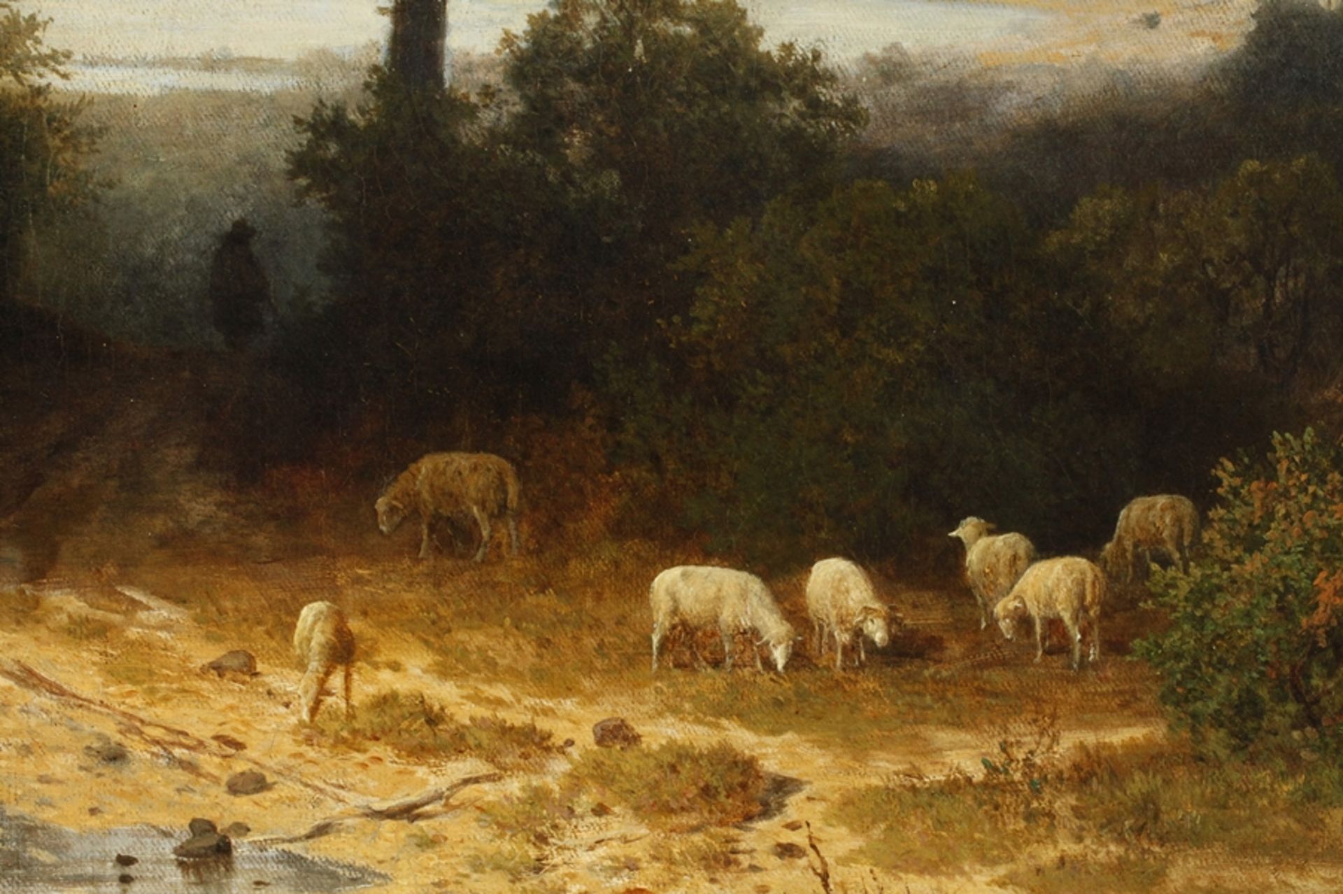 Theodor Kotsch, Pastoral Landscape - Image 9 of 12