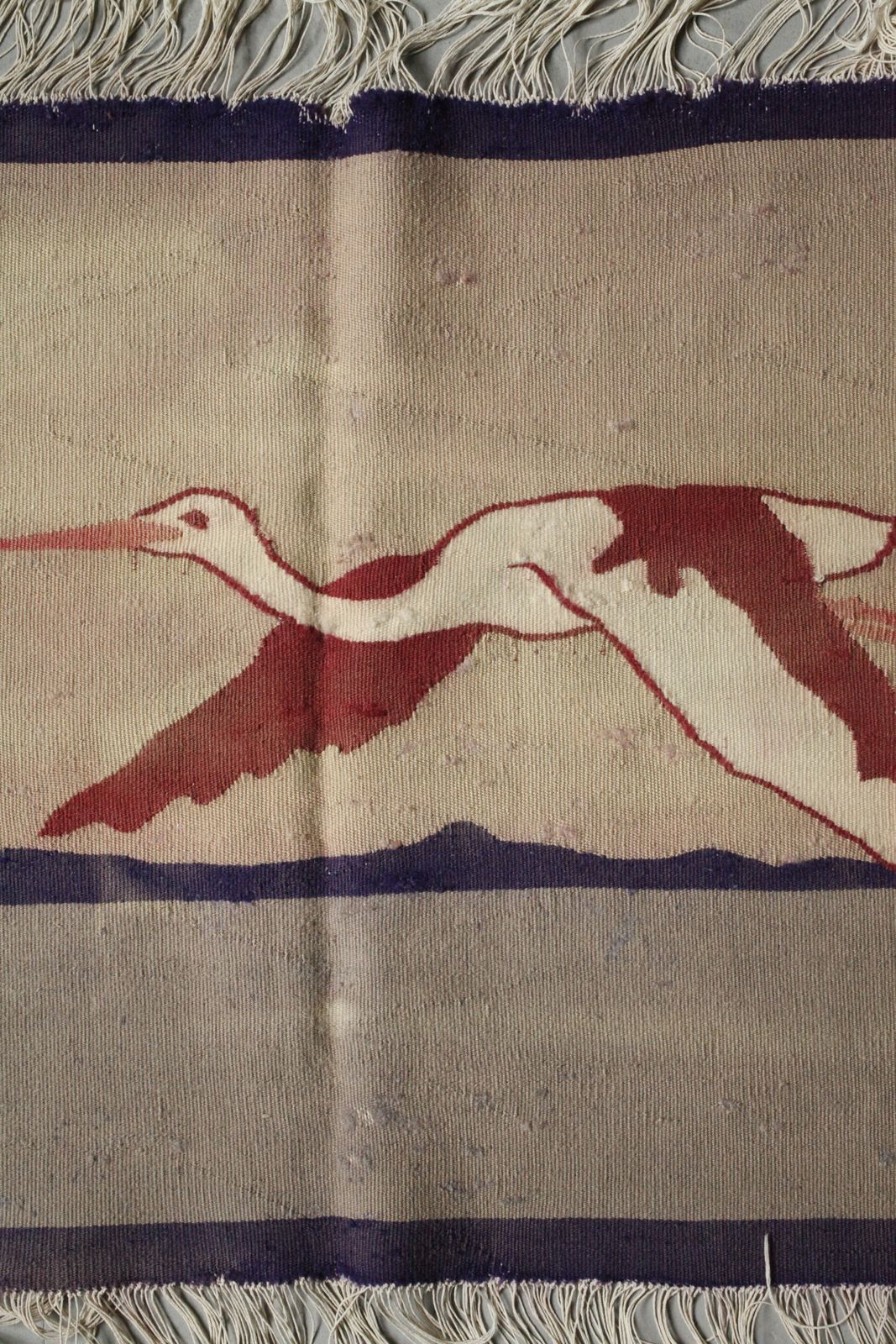 Art Weaving School Scherrebek Wall Hanging Three Storks - Image 11 of 12