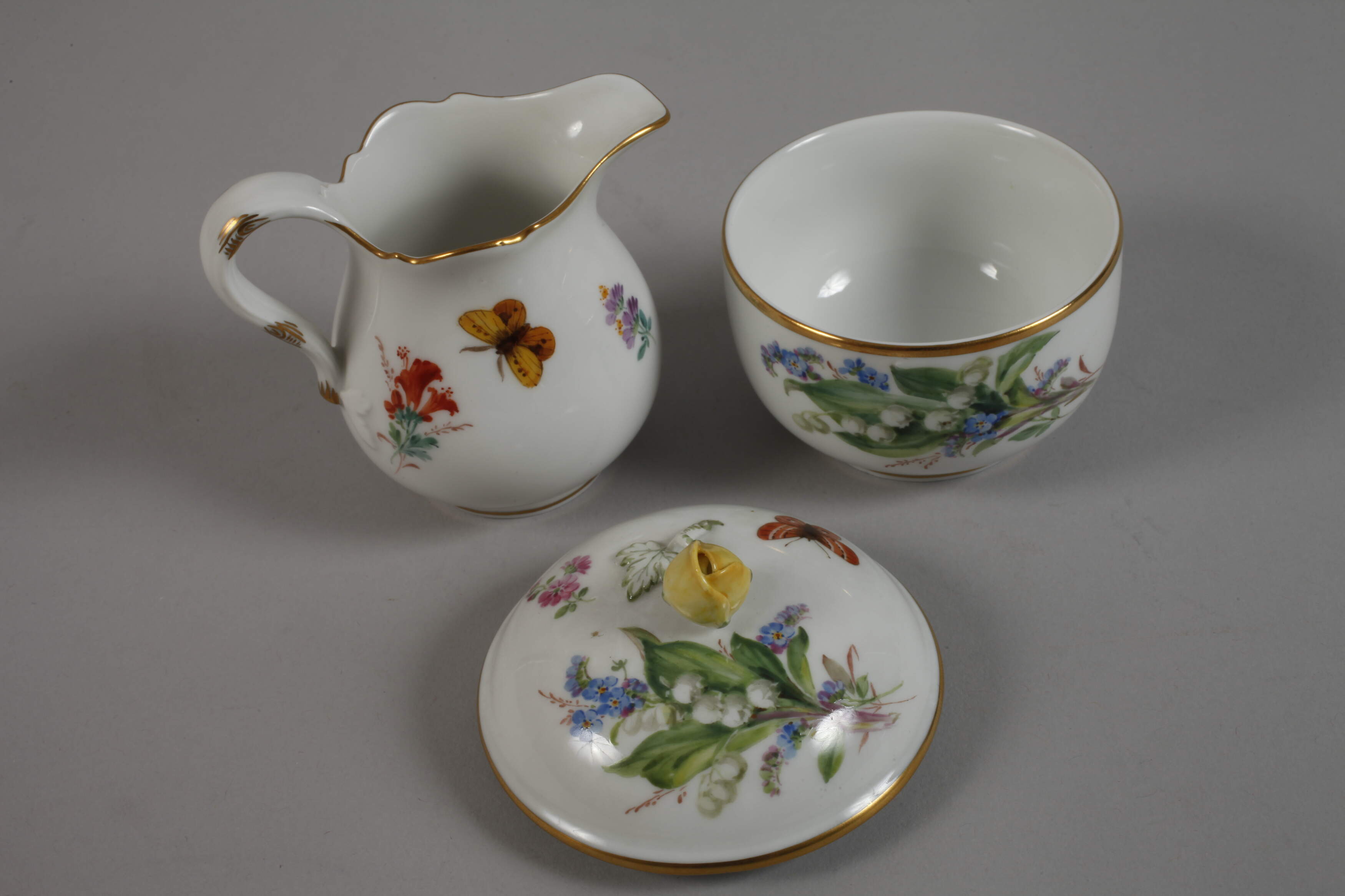 Meissen Tête-à-Tête "Naturalistic Flower" - Image 6 of 6