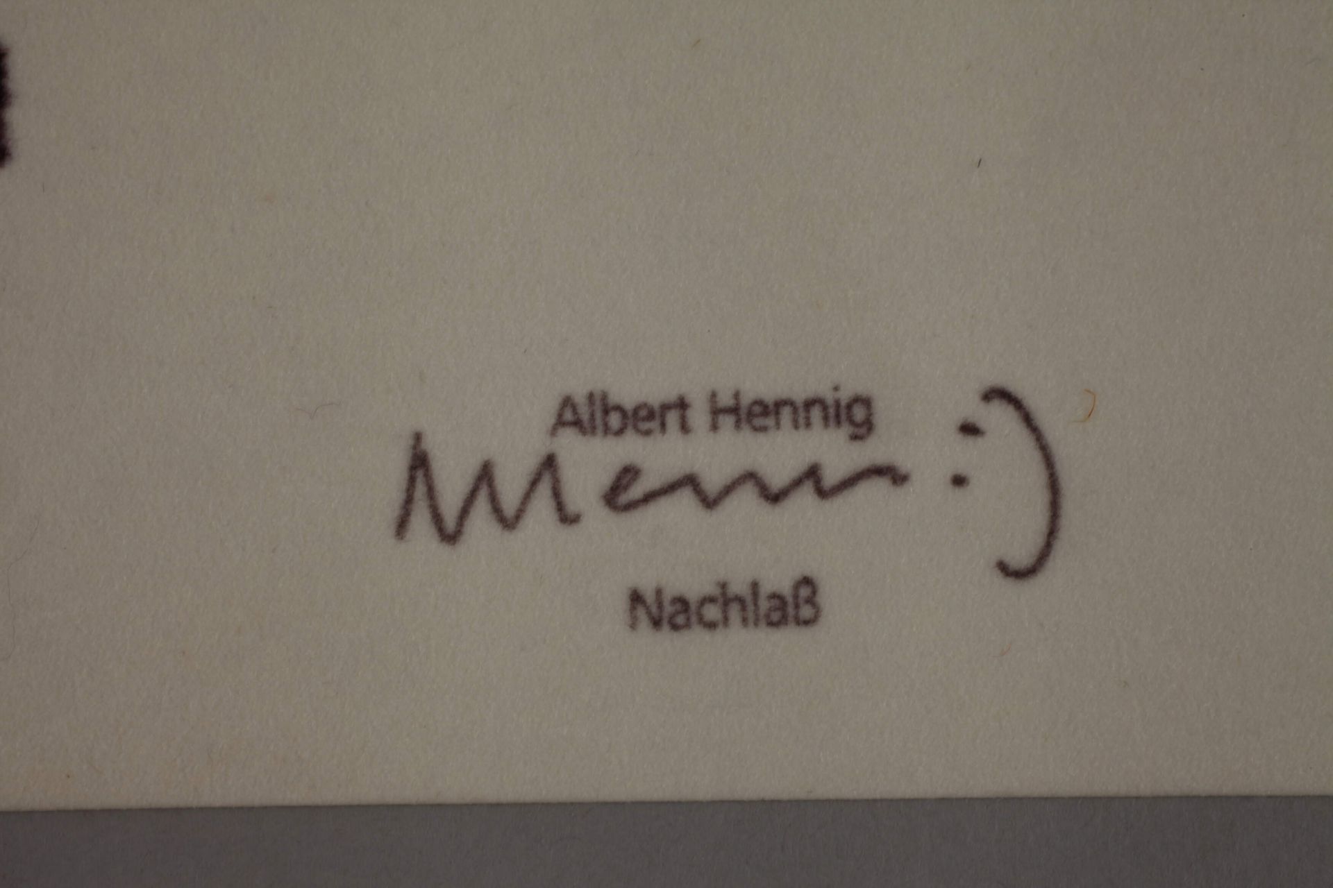 Albert Hennig, Sommerlandschaft - Bild 3 aus 3