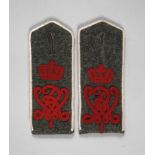 Pair of epaulettes from the 1st World War