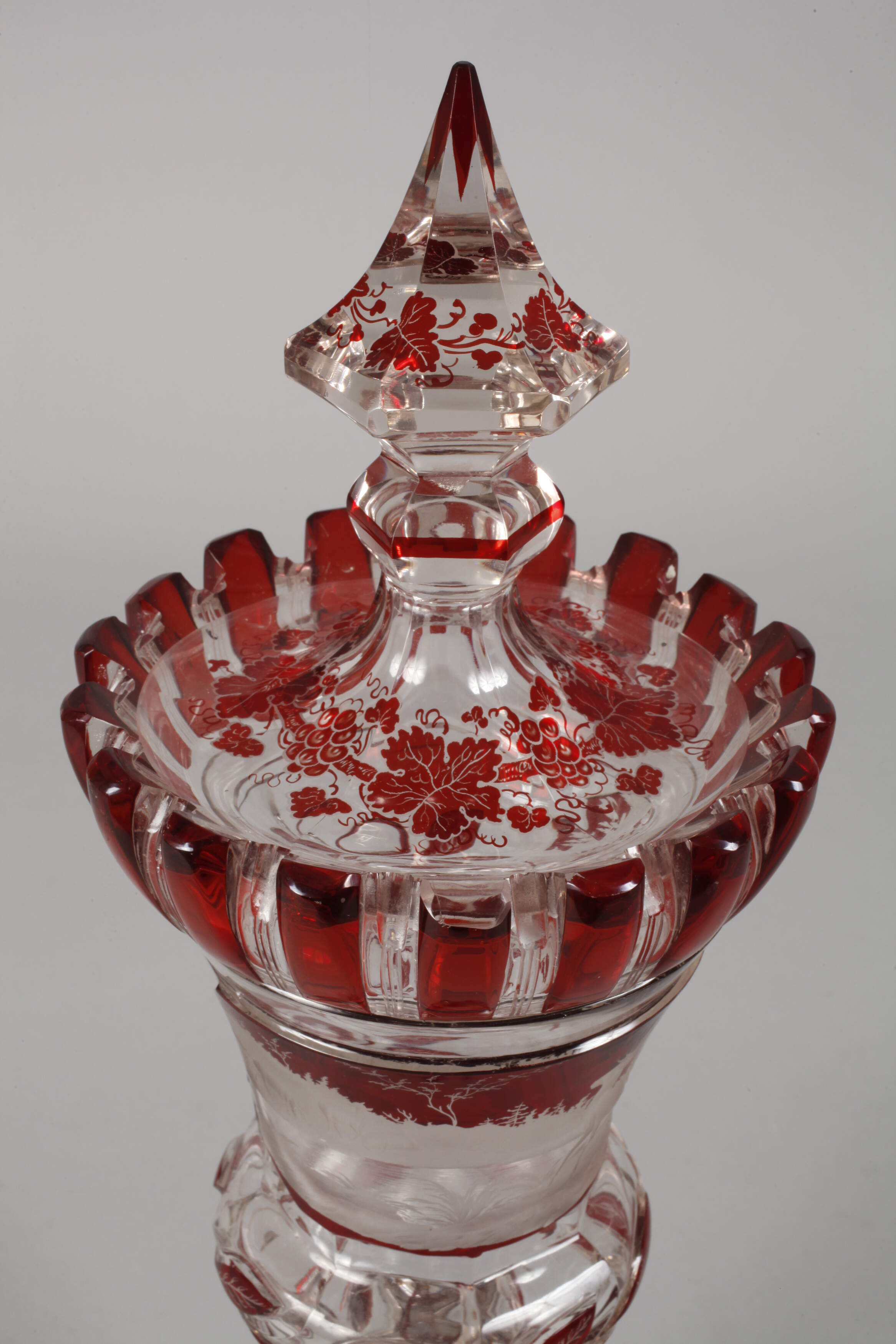 Biedermeier lidded goblet  - Image 2 of 5