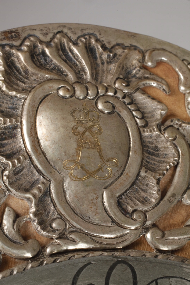 Baroque mare clock with Hessian aristocratic coat of arms - Image 7 of 7