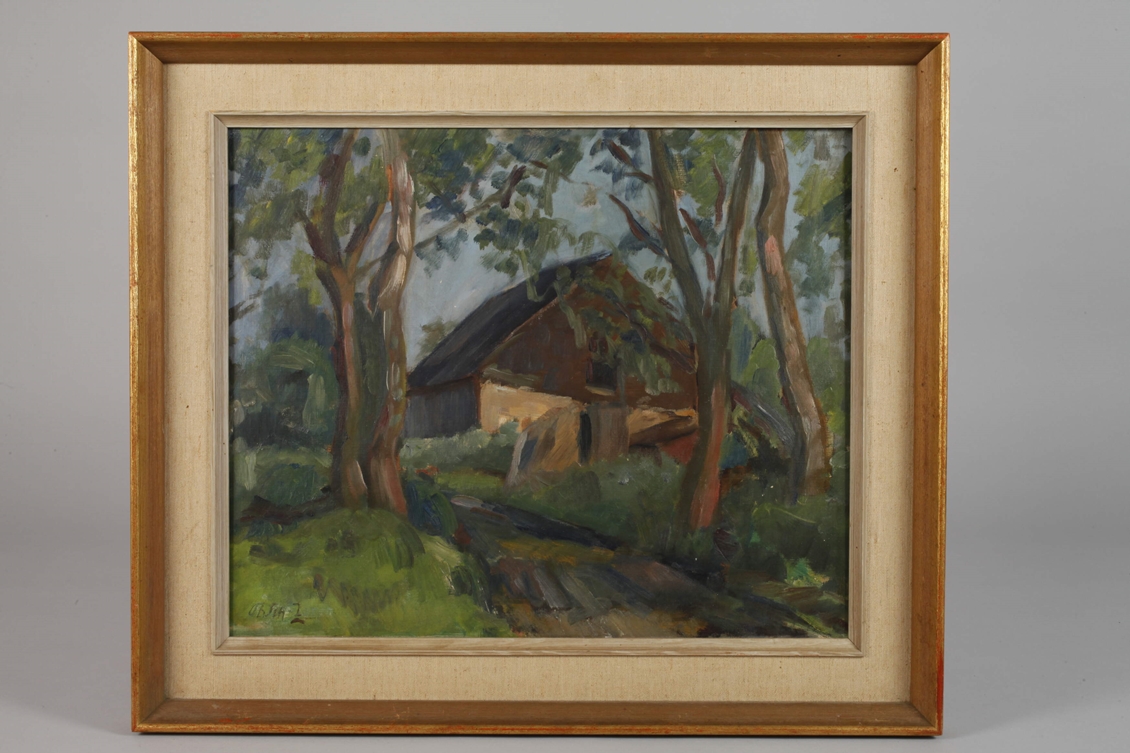 Theodor Schultze-Jasmer, Farmer's Cottage on the Baltic Sea  - Image 2 of 4